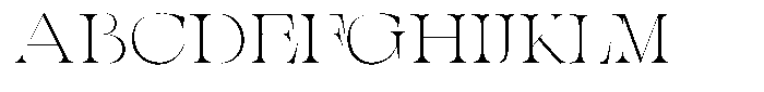 Valdrisse Thin Expanded Font UPPERCASE