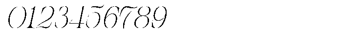 Valdrisse Thin Italic Font OTHER CHARS