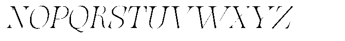 Valdrisse Thin Italic Font UPPERCASE