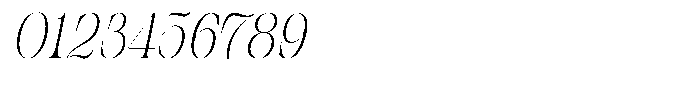 Valdrisse Thin Semi Condensed Italic Font OTHER CHARS