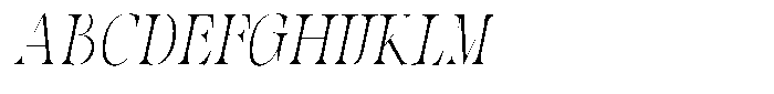 Valdrisse Thin Semi Condensed Italic Font UPPERCASE
