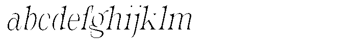 Valdrisse Thin Semi Condensed Italic FONT
