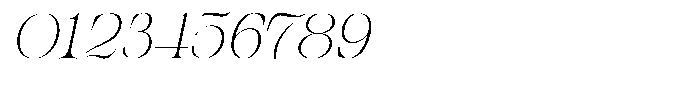 Valdrisse Thin Semi Expanded Italic Font OTHER CHARS