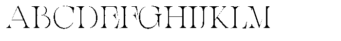 Valdrisse Thin Semi Expanded Font UPPERCASE