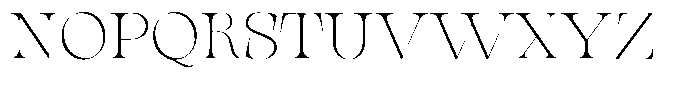 Valdrisse Thin Semi Expanded Font UPPERCASE