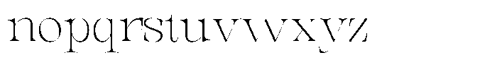 Valdrisse Thin Semi Expanded Font LOWERCASE