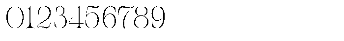Valdrisse Thin Font OTHER CHARS