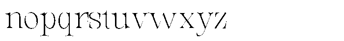Valdrisse Thin Font LOWERCASE