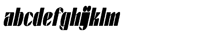 Valenroy Black Condensed Italic FONT