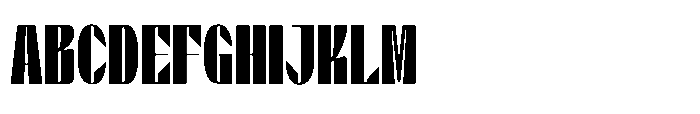 Valenroy Black Condensed Font UPPERCASE