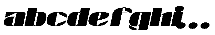 Valenroy Black Expanded Italic FONT