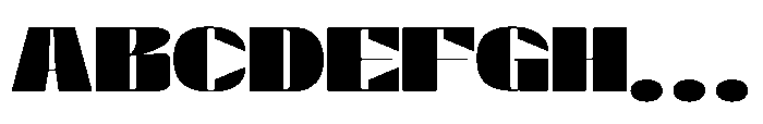 Valenroy Black Expanded Font UPPERCASE