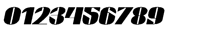 Valenroy Black Italic Font OTHER CHARS