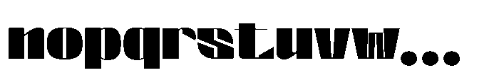 Valenroy Black Font LOWERCASE