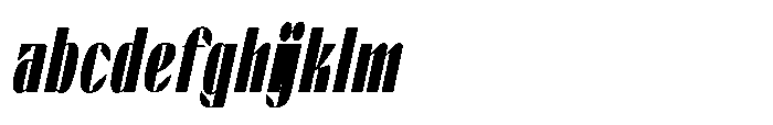 Valenroy Bold Condensed Italic FONT