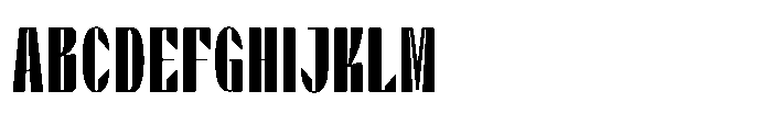 Valenroy Bold Condensed Font UPPERCASE