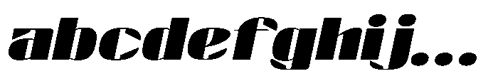Valenroy Bold Expanded Italic FONT