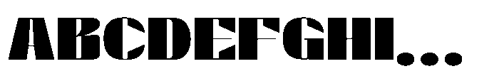 Valenroy Bold Expanded Font UPPERCASE
