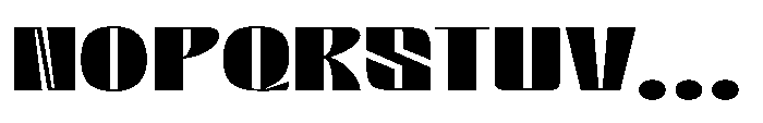 Valenroy Bold Expanded Font UPPERCASE