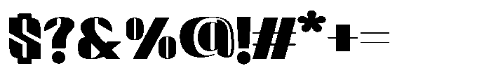 Valenroy Bold Font OTHER CHARS