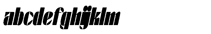 Valenroy Extra Black Condensed Italic FONT