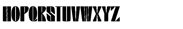 Valenroy Extra Black Condensed Font UPPERCASE