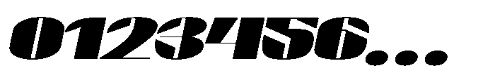 Valenroy Extra Black Expanded Italic Font OTHER CHARS