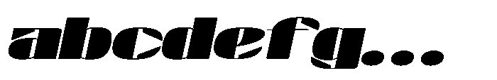 Valenroy Extra Black Expanded Italic FONT