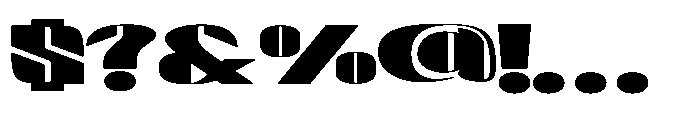 Valenroy Extra Black Expanded Font OTHER CHARS