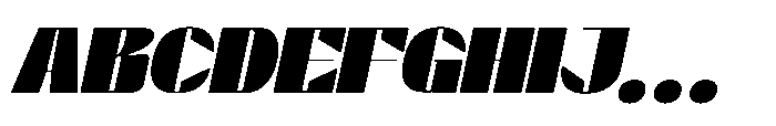 Valenroy Extra Black Italic Font UPPERCASE