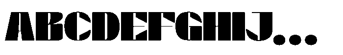 Valenroy Extra Black Font UPPERCASE