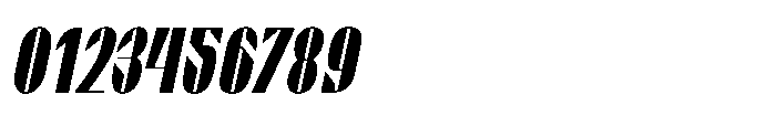 Valenroy Extra Bold Condensed Italic Font OTHER CHARS