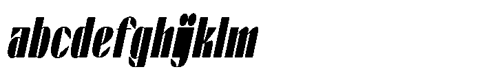 Valenroy Extra Bold Condensed Italic FONT
