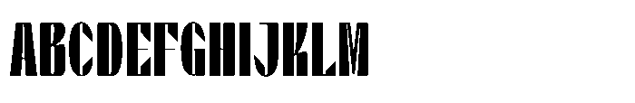 Valenroy Extra Bold Condensed Font UPPERCASE