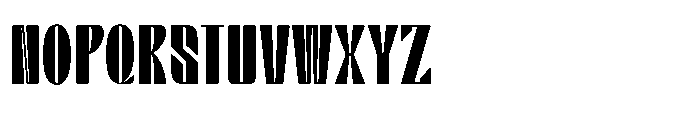 Valenroy Extra Bold Condensed Font UPPERCASE