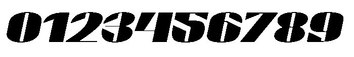 Valenroy Extra Bold Expanded Italic Font OTHER CHARS