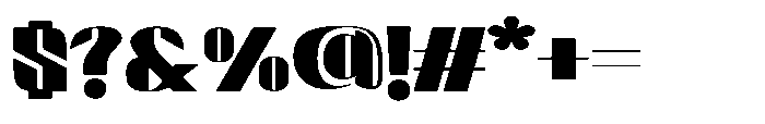 Valenroy Extra Bold Font OTHER CHARS