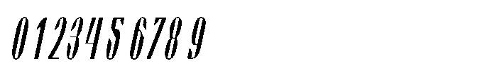 Valenroy Extra Light Condensed Italic Font OTHER CHARS