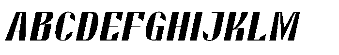 Valenroy Extra Light Expanded Italic Font UPPERCASE