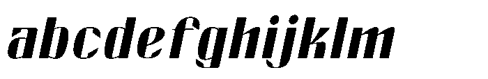 Valenroy Extra Light Expanded Italic FONT