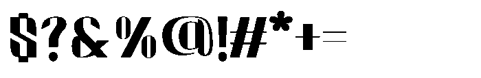 Valenroy Extra Light Expanded Font OTHER CHARS