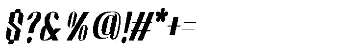 Valenroy Extra Light Italic Font OTHER CHARS