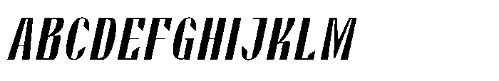 Valenroy Extra Light Italic Font UPPERCASE