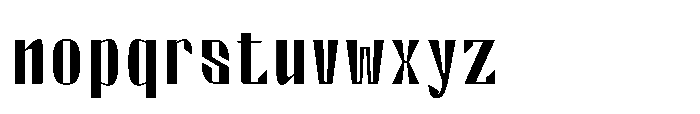 Valenroy Extra Light Font LOWERCASE