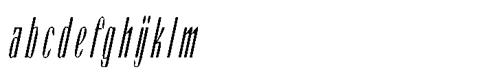 Valenroy Hairline Condensed Italic FONT