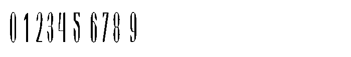 Valenroy Hairline Condensed Font OTHER CHARS