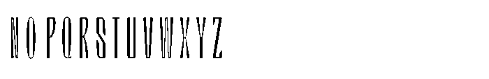 Valenroy Hairline Condensed Font UPPERCASE