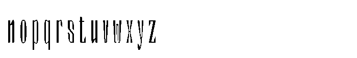 Valenroy Hairline Condensed Font LOWERCASE