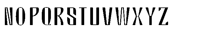 Valenroy Hairline Expanded Font UPPERCASE