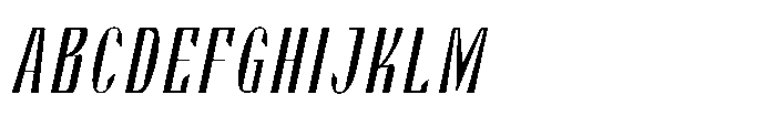Valenroy Hairline Italic Font UPPERCASE